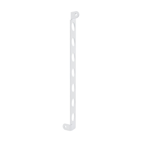 Mini penderie sous pente acier blanc mat L350 mm H55 mm