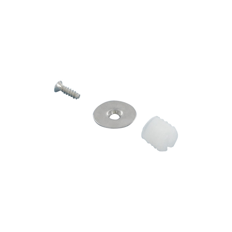 Poussoir de porte plastique gris
