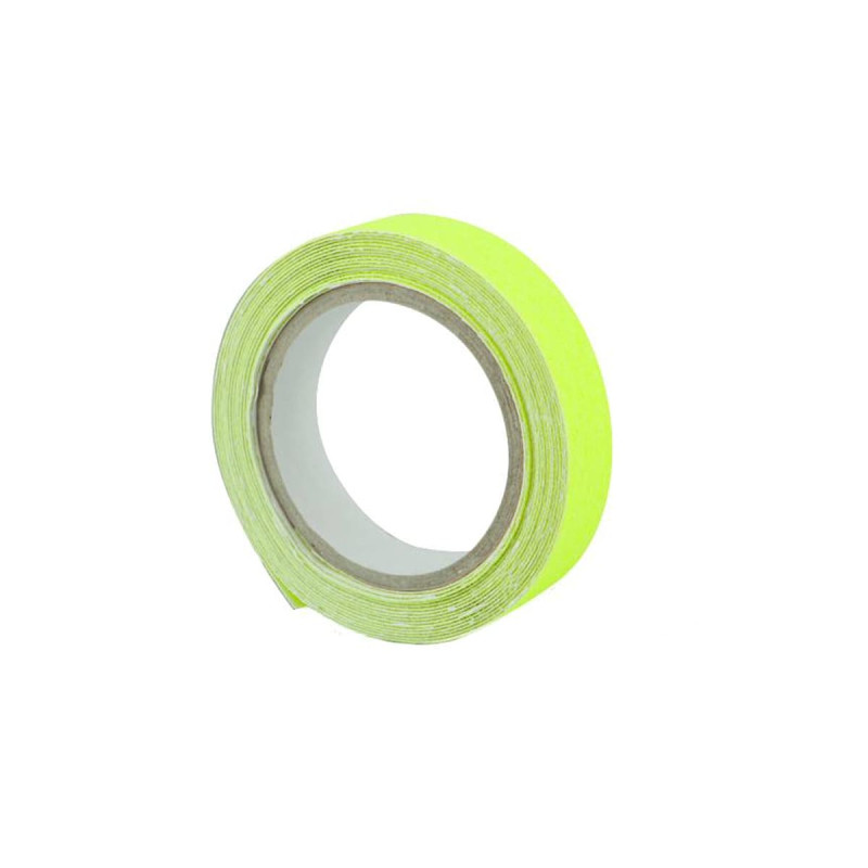Bande adhésive antidérapante fluo 25mmx5m