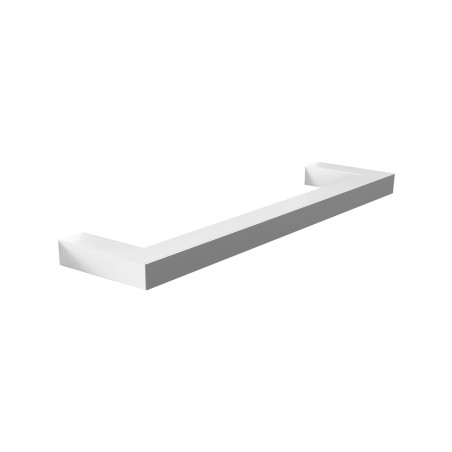 Poignée rectangle acier inox L202 mm entraxe 192 mm