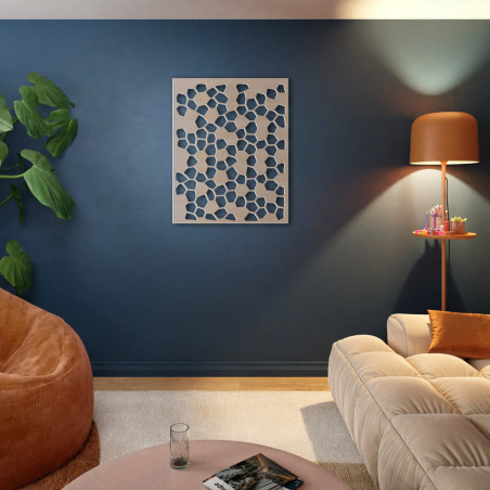 Panneau décoratif MuralStyle Alvea sur mur bleu 3354767803037