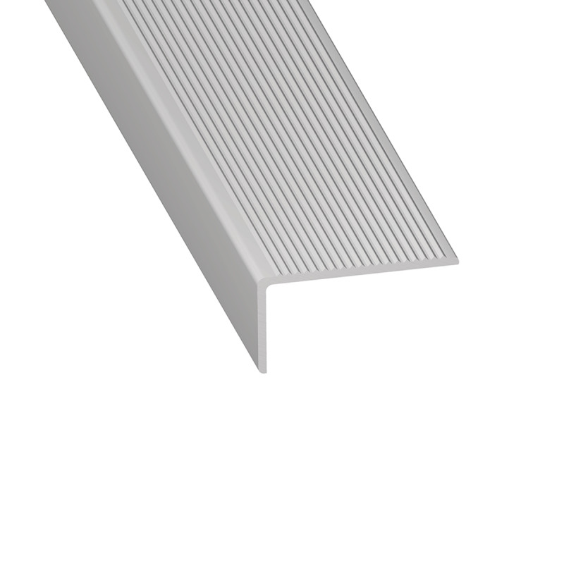 Nez de marche alu brut 45x23mm 1m