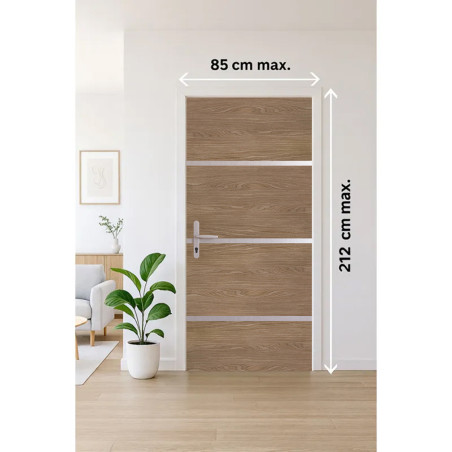 Kit rénovation porte décor chêne | Réno'Porte