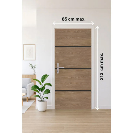 Kit rénovation porte décor chêne | Réno'Porte