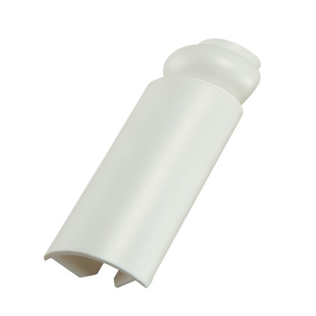 Angle sortant plinthe Exclusive moulurée blanche 12 cm