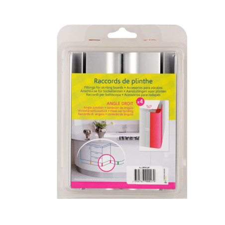 Angle droit lot de 4