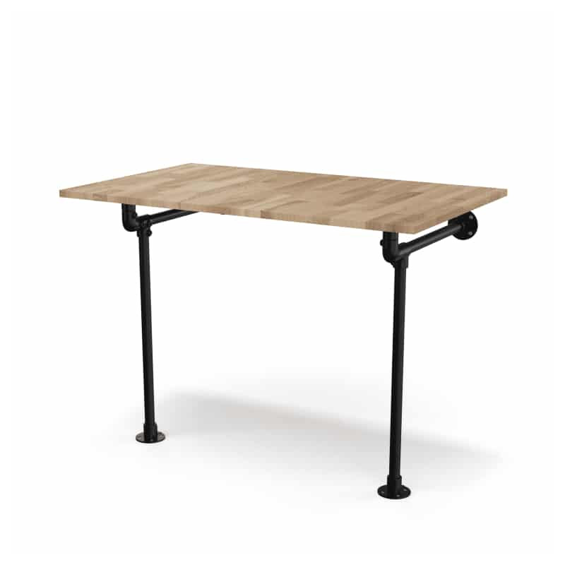 Bureau industriel métal et bois