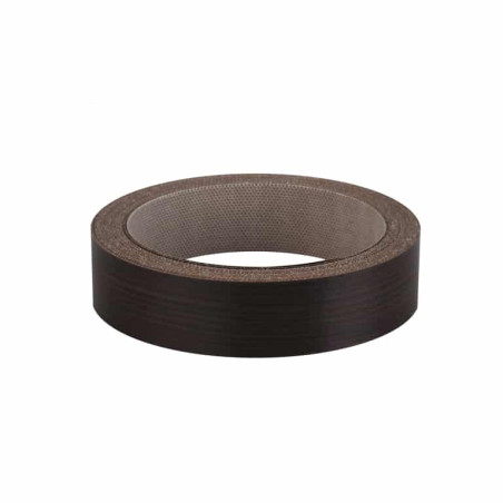 Bande de chant pré-encollée wengé noyer foncé 23mm