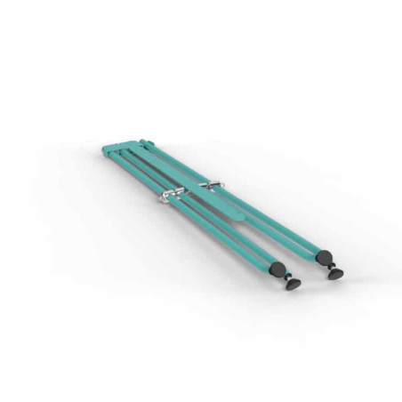 Pied de table original bleu turquoise Markk