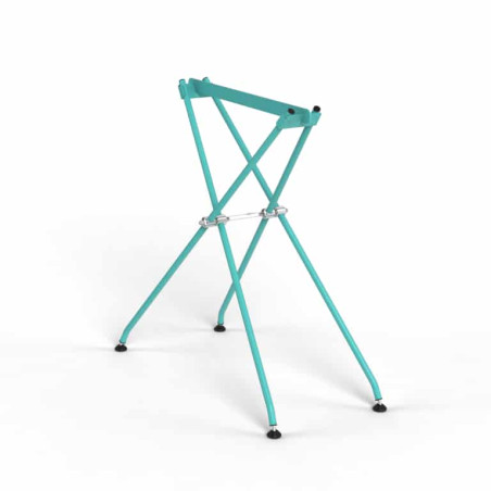 Pied de table original bleu turquoise Markk