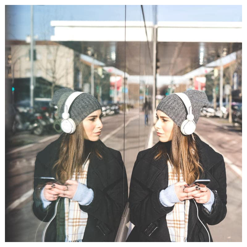 Film effet miroir repositionnable