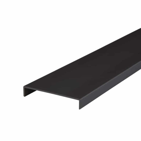 Lot de 2 – Nez de cloison noir 130cm x 74mm