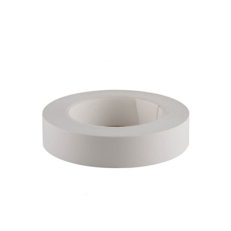 Bande de chant pré-encollée blanc lisse satiné 19mm x 25ml