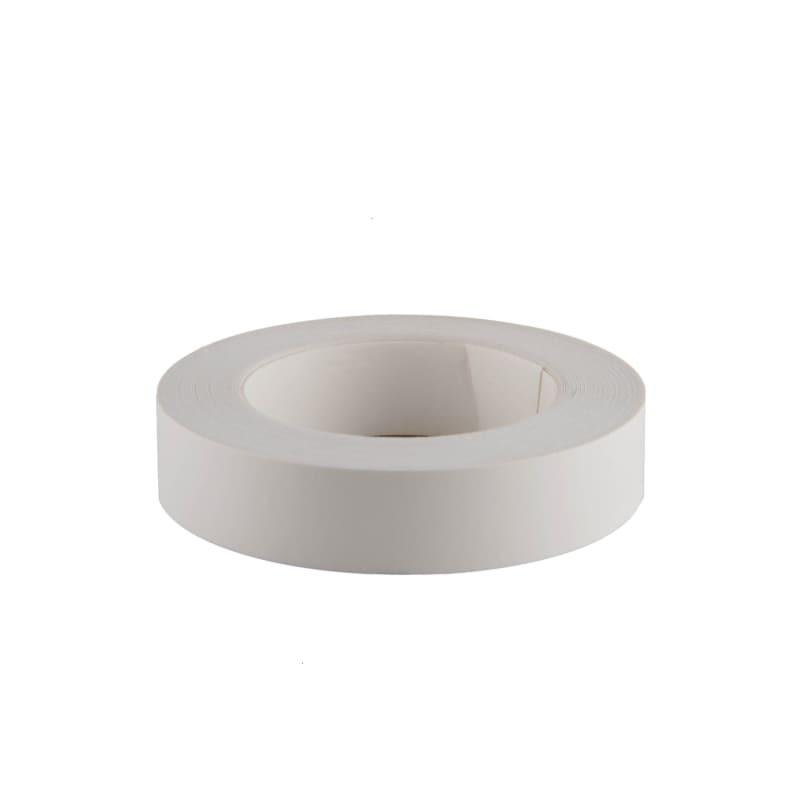 Bande de chant pré-encollée blanc lisse satiné 19mm x 25ml