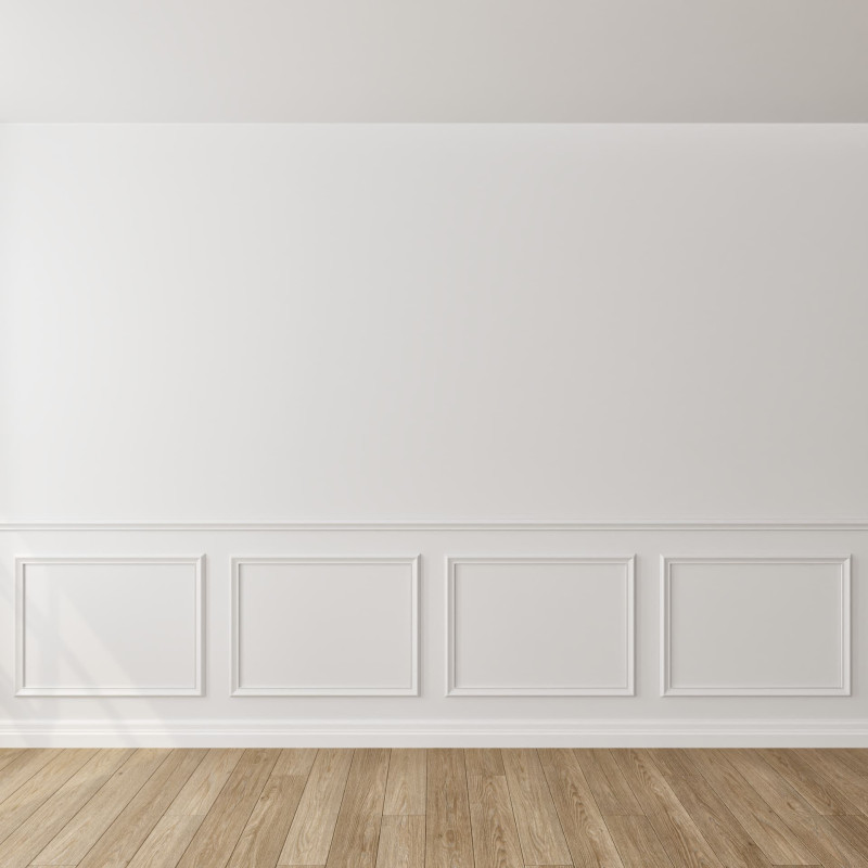 Kit moulure décor 3 - 345 à 400cm - Moulure murale bois 100%FSC pour soubassement Kit moulure décor 3 - 345 à 400cm - Moulure murale bois 100%FSC pour soubassement