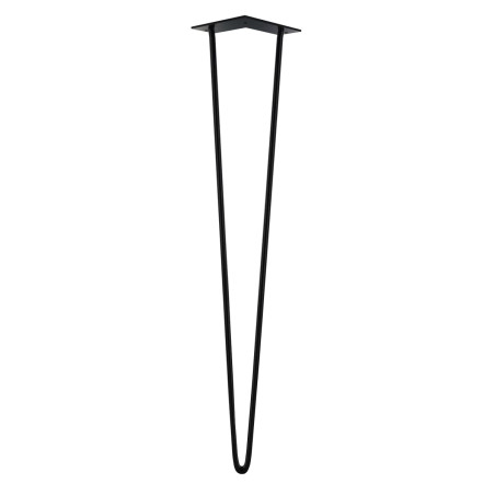 Pied filaire droit noir