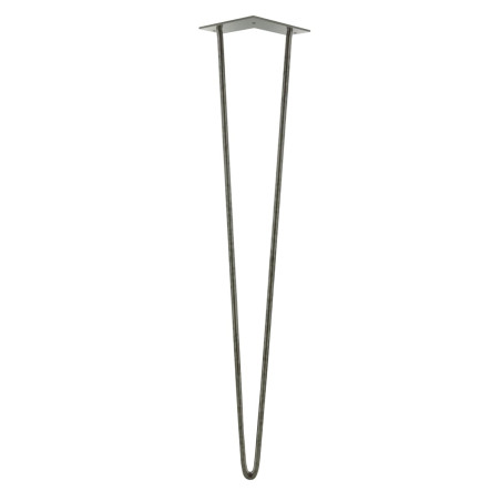 Pied filaire droit acier