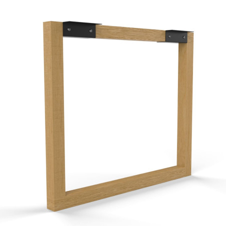 Pied cadre XL en bois et métal