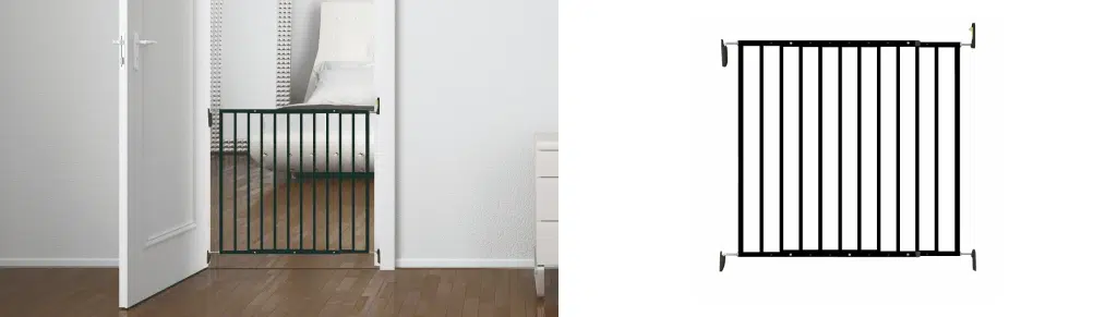 barrière noir métal