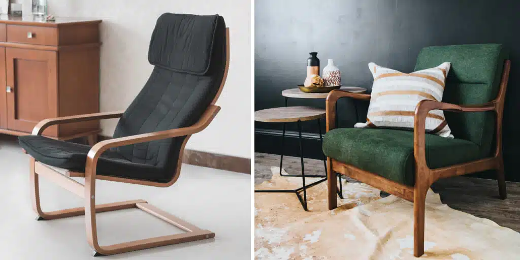 Fauteuil style scandinave