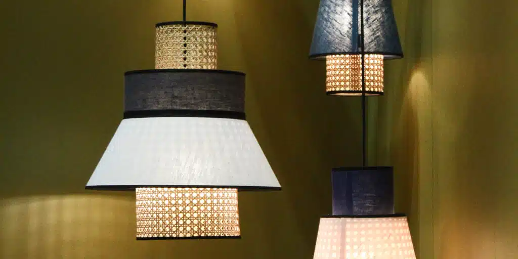Luminaire cannage