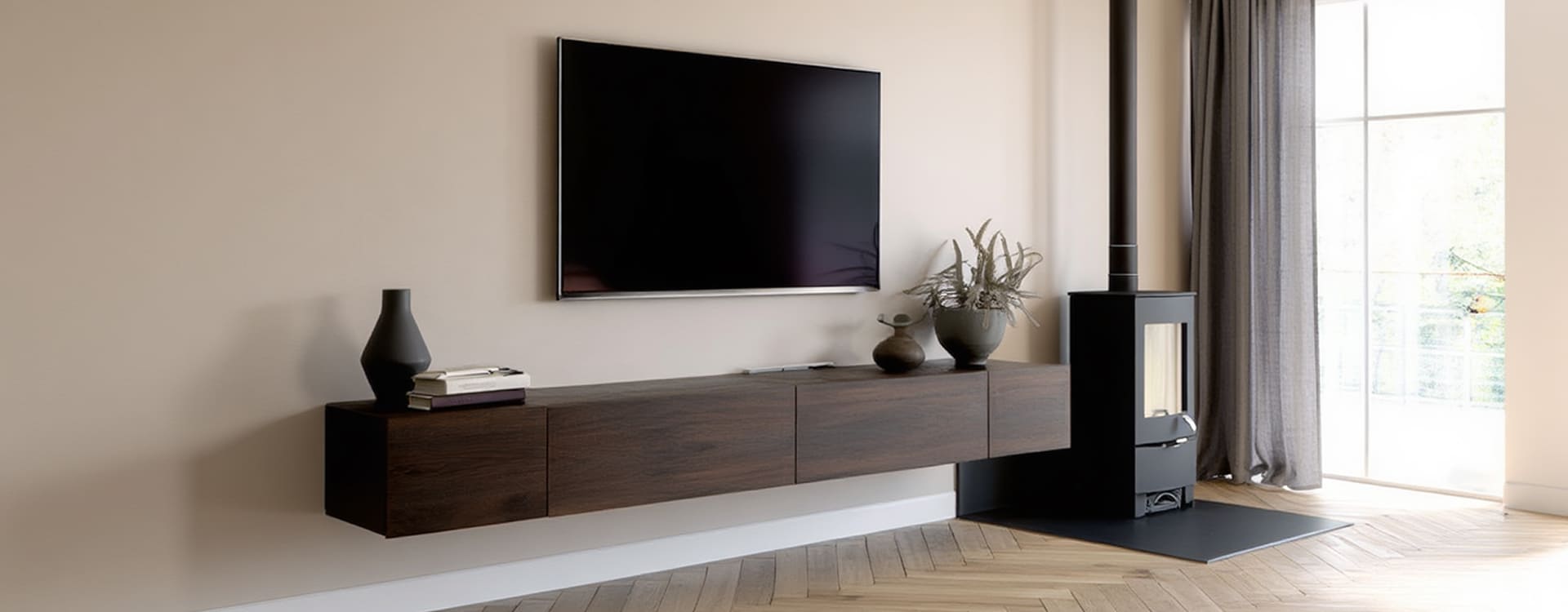Meuble DIY avec planche et placage bois