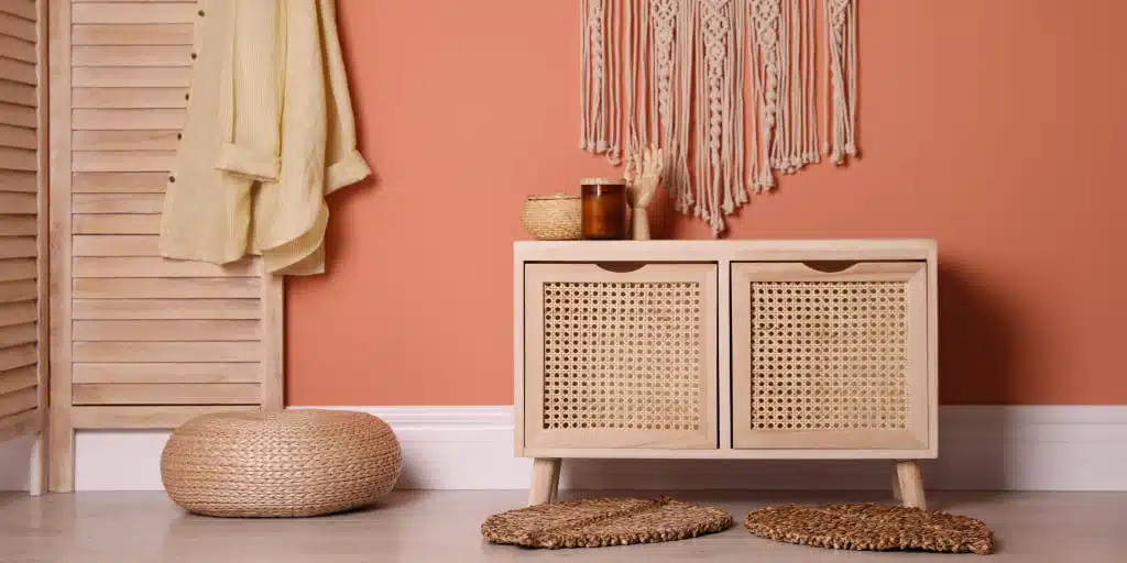Meuble en cannage déco scandinave
