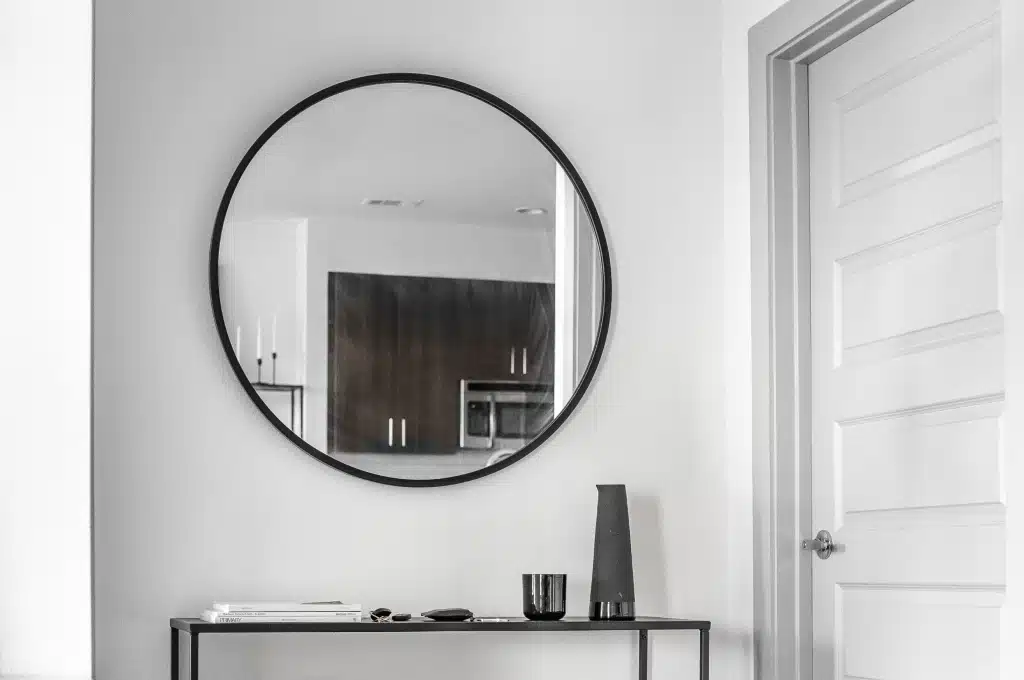 Miroir style industriel