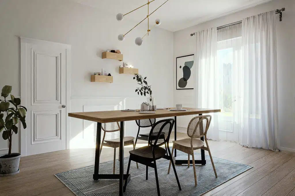 Pied désign table