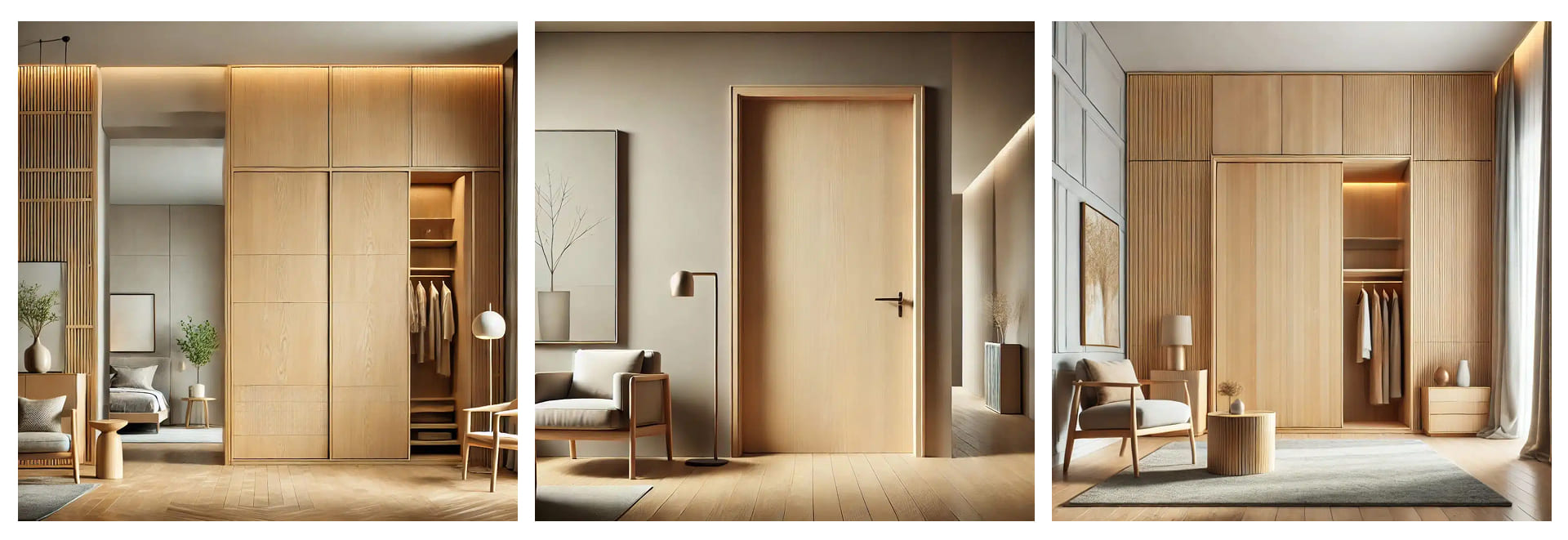 solution de rénovation de porte avec de l'adhésif bois