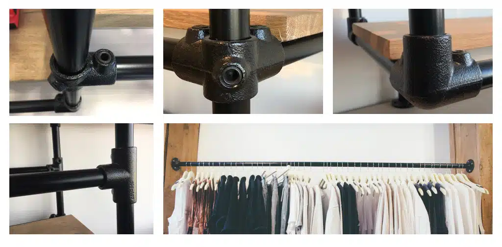 renfort et structure acier pour dressing