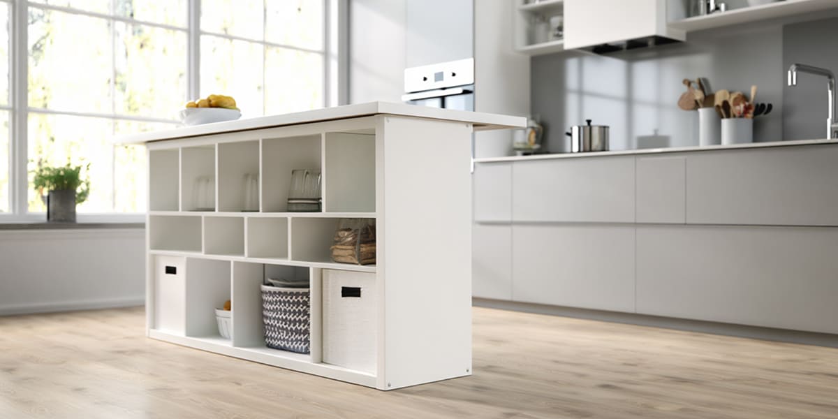 ikea hack kallax meuble cuisine