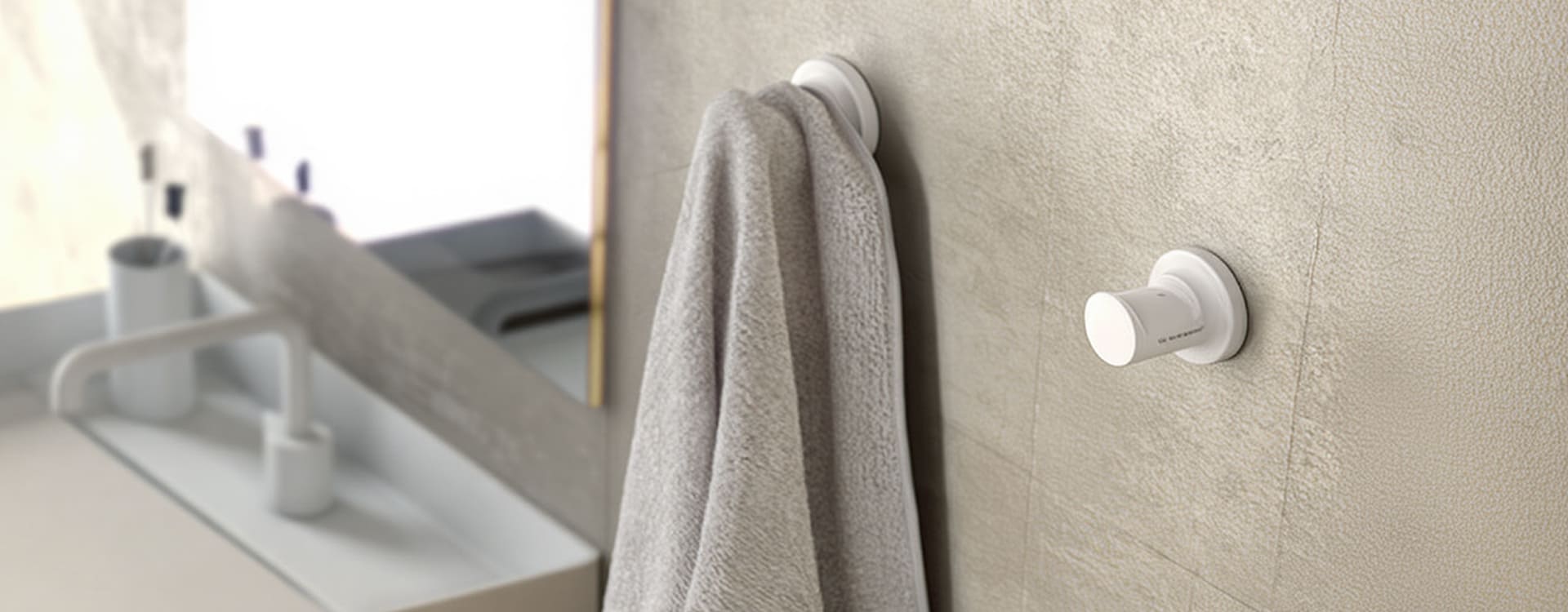 patère murale pour salle de bain