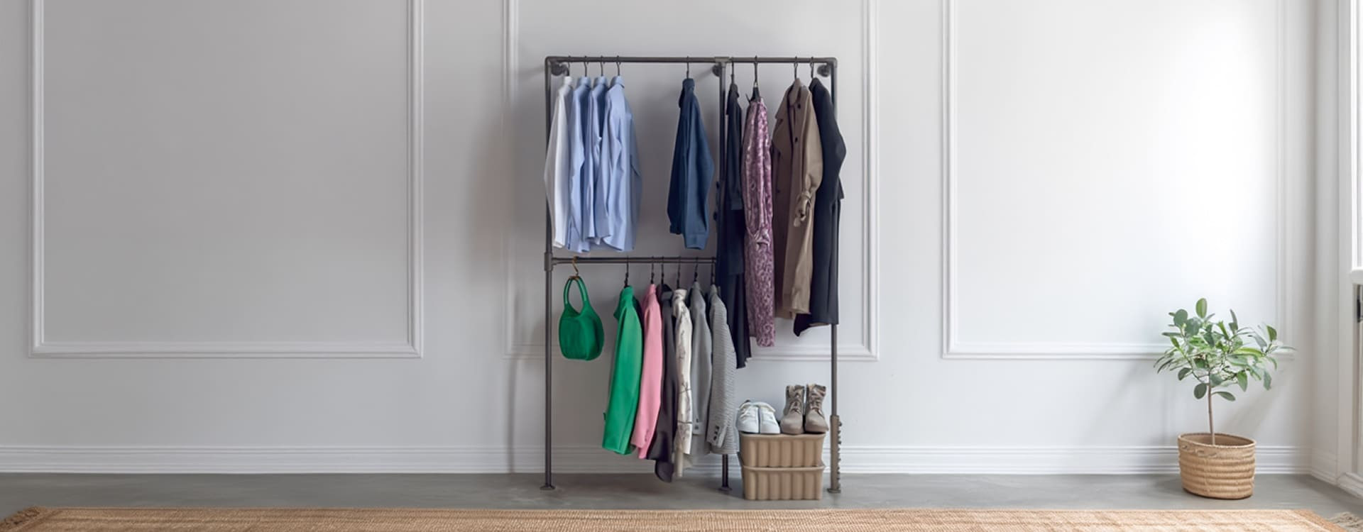 Dressing ouvert chambre : créez un aménagement design et fonctionnel 