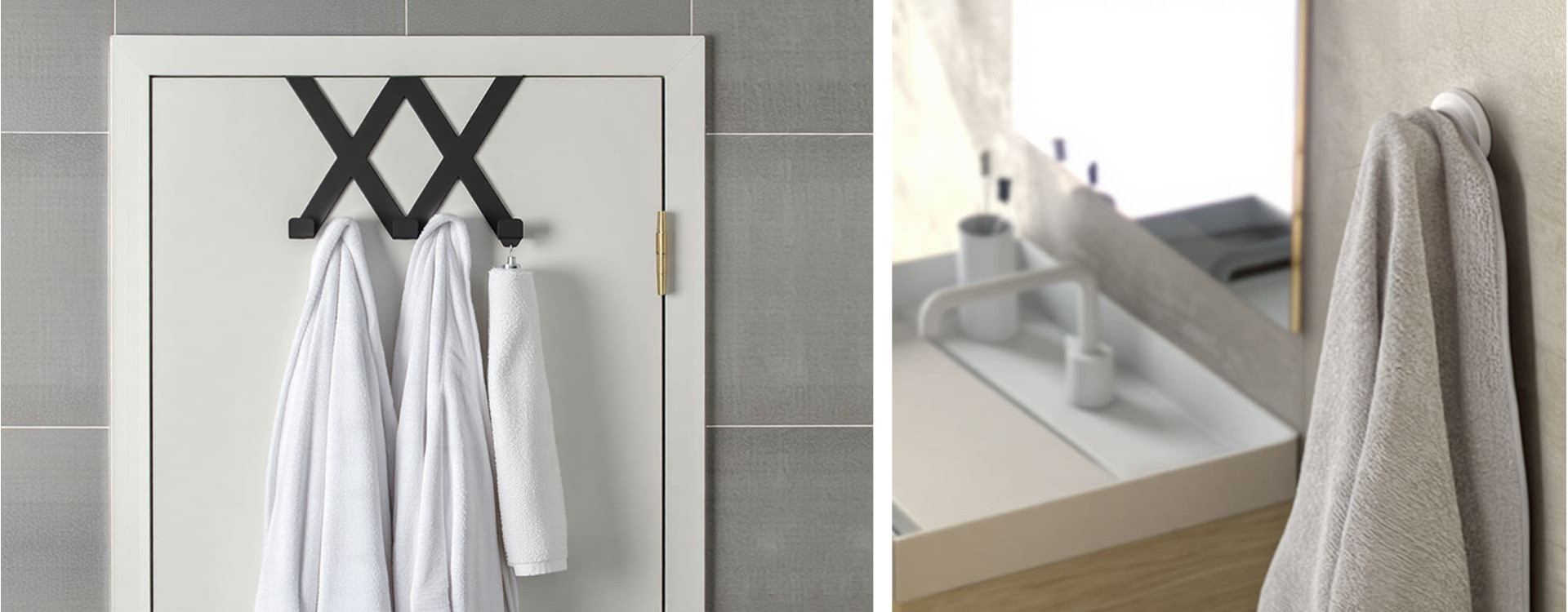 Portant vêtement salle de bain : solutions pratiques et design