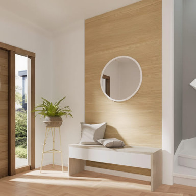 Crédence imitation bois pour cuisine et salle de bain