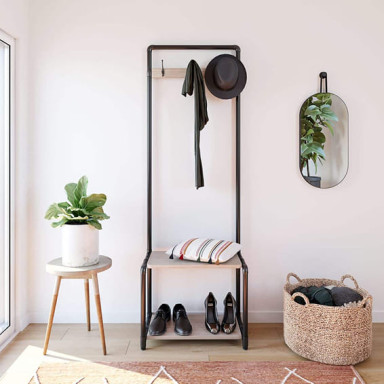 Meuble industriel : la déco tendance noir et bois