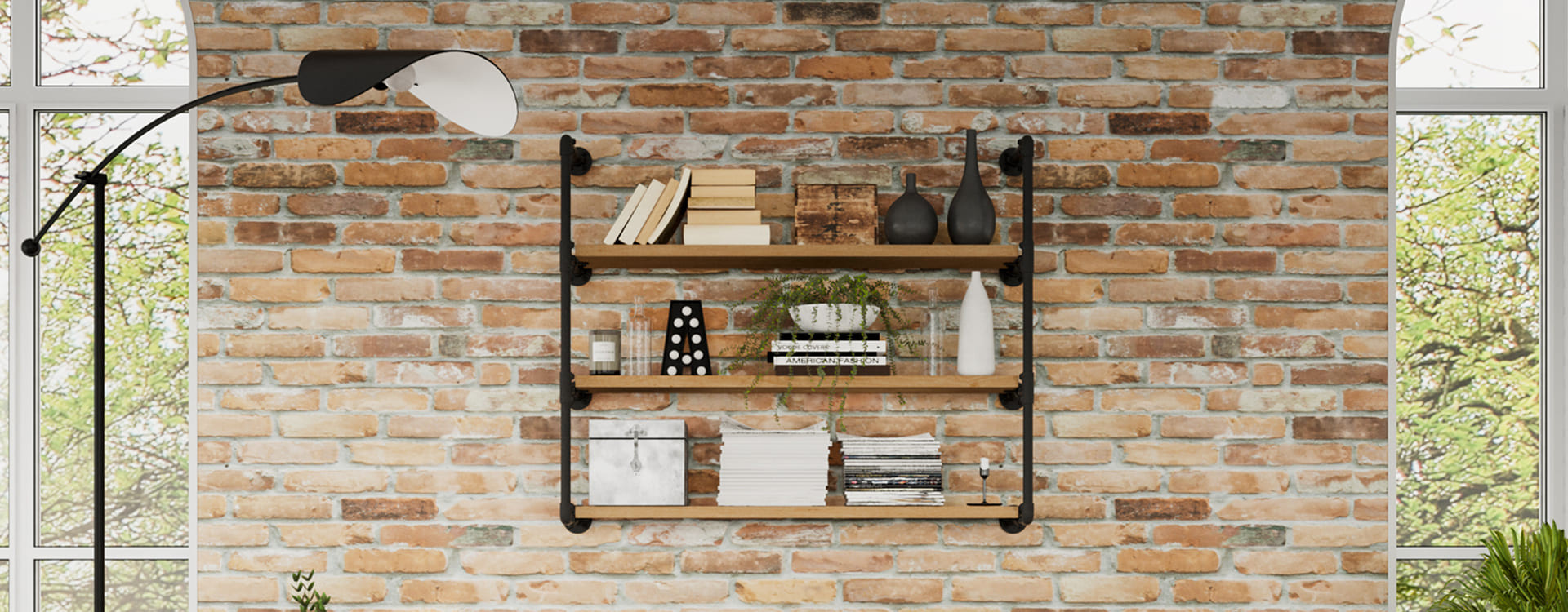 Tube métal pour étagère : créez votre propre étagère design