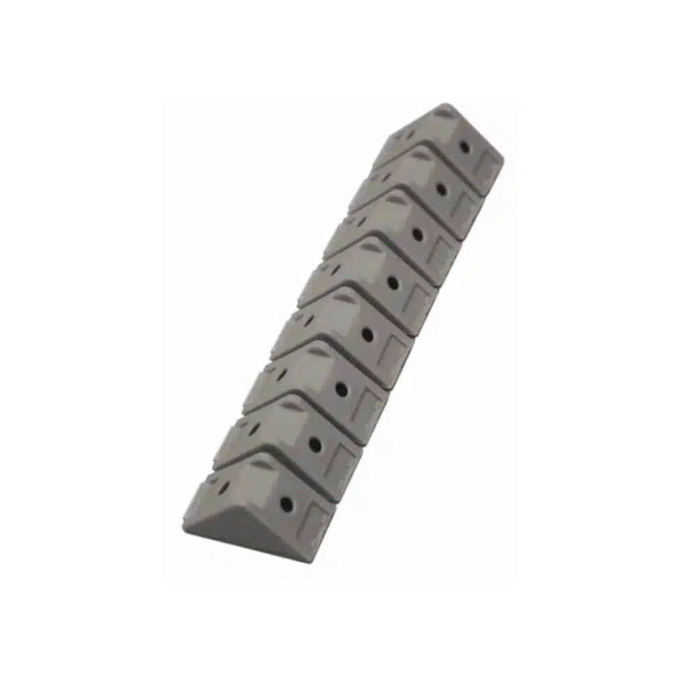 Taquets de meuble gris aluminium