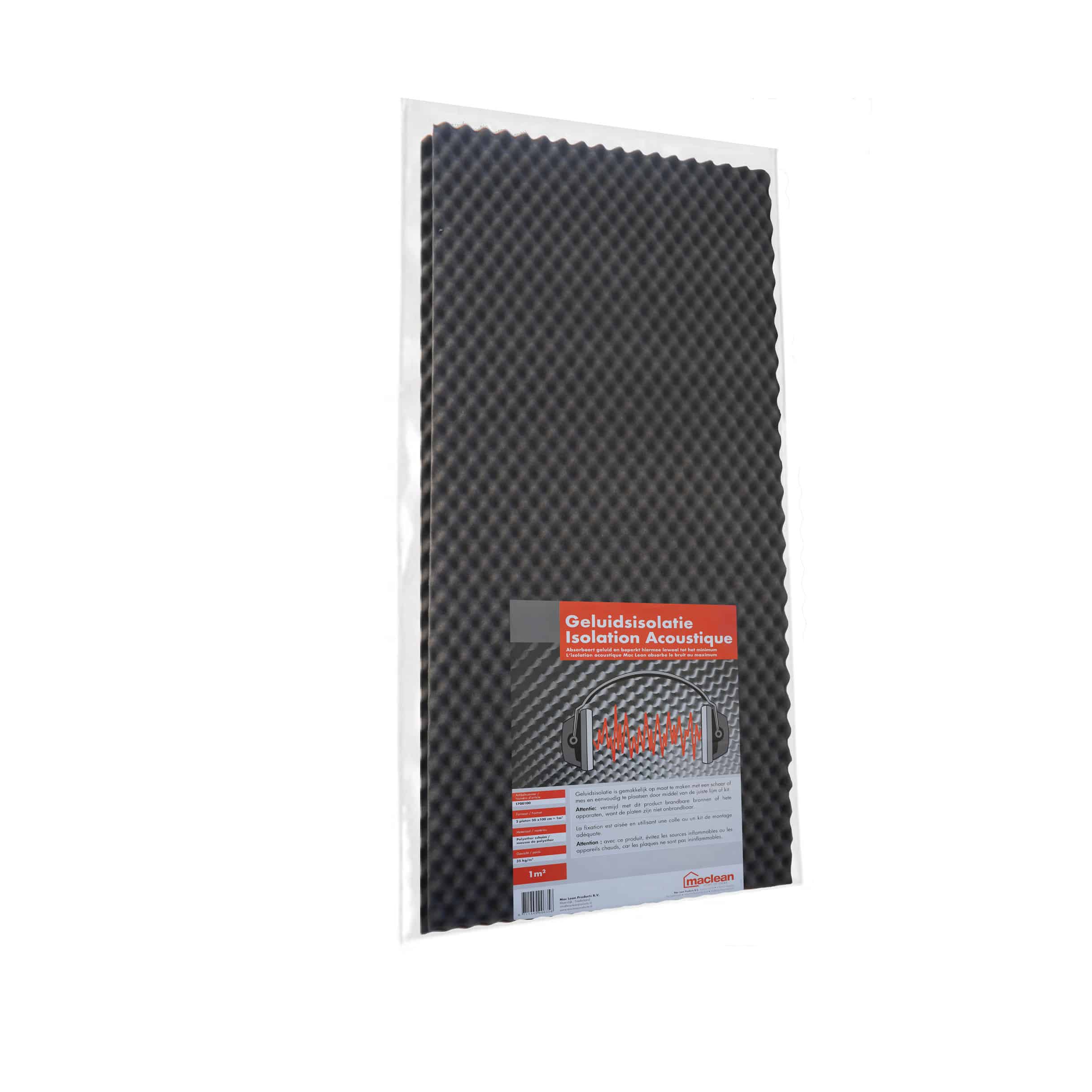 Panneaux d'isolation acoustique PrimeAmbition – 30 x 30 x 5 cm