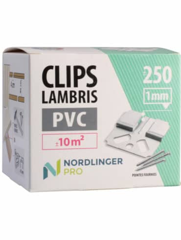 Clips lambris PVC