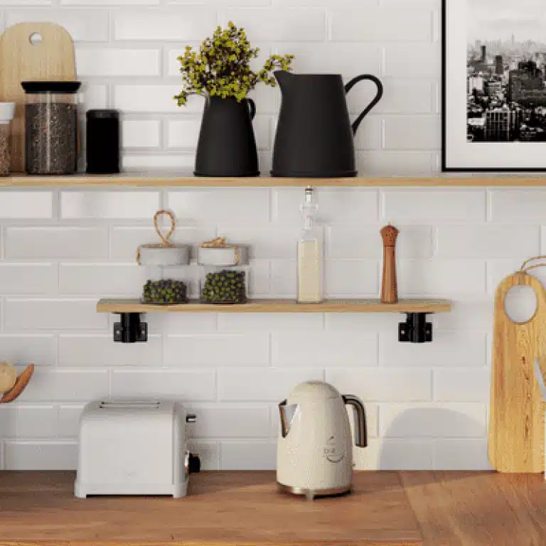 Etagère à épice métal et bois