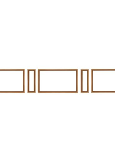 MUR 4m 5 rectangles