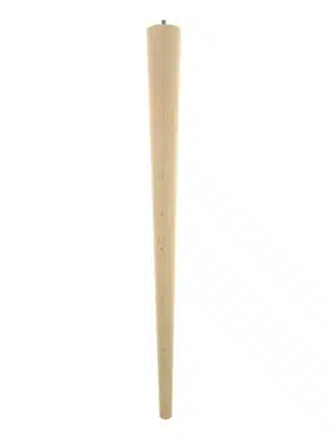 Pied de table fuselé bois 71 cm