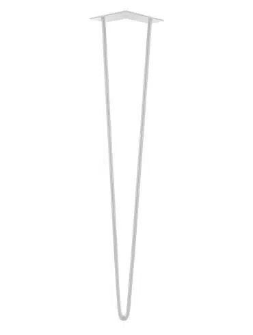 Pied filaire blanc 71 cm de face