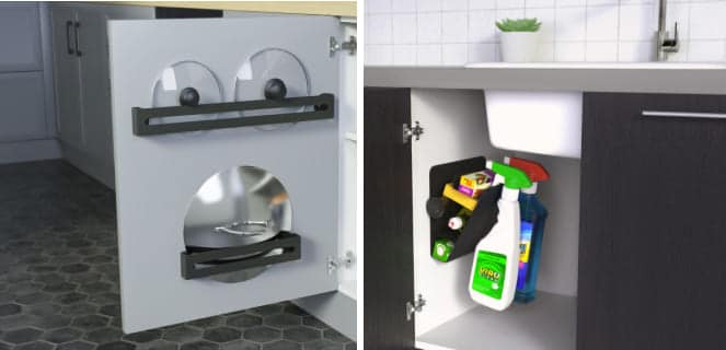 2 astuces de rangement pour cuisine : rangement sous-évier et de casserolier