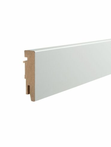 Plinthe Classique bord droit blanche 75mm 2025