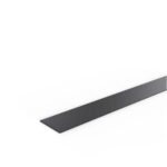 Profil PVC noir plat