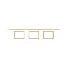 Kit moulure murale de soubassement bois 3m décor 3