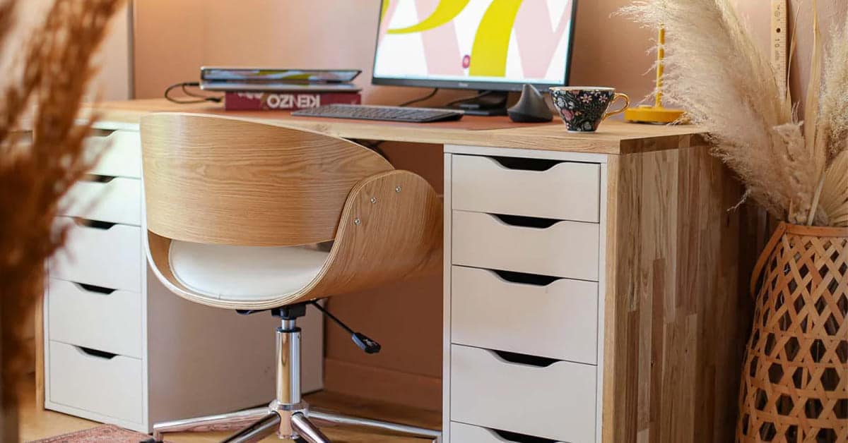 IKEA Hack pour créer un bureau avec le module ALEX